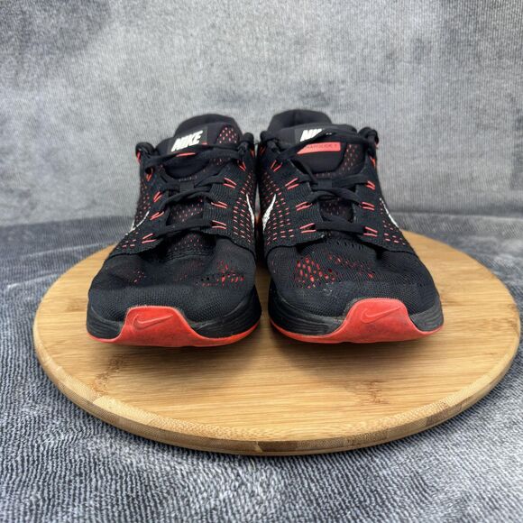 Nike Lunarglide 7 Shoes Mens Size 9.5 Flyknit Running 747355-006 Sneakers - Picture 2 of 9